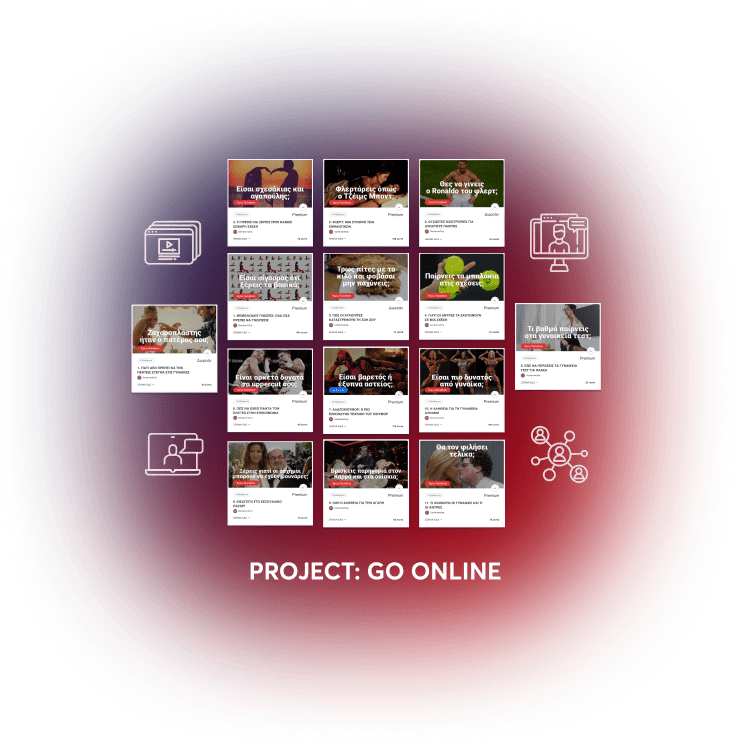 PROJECT GO ONLINE MOCKUP